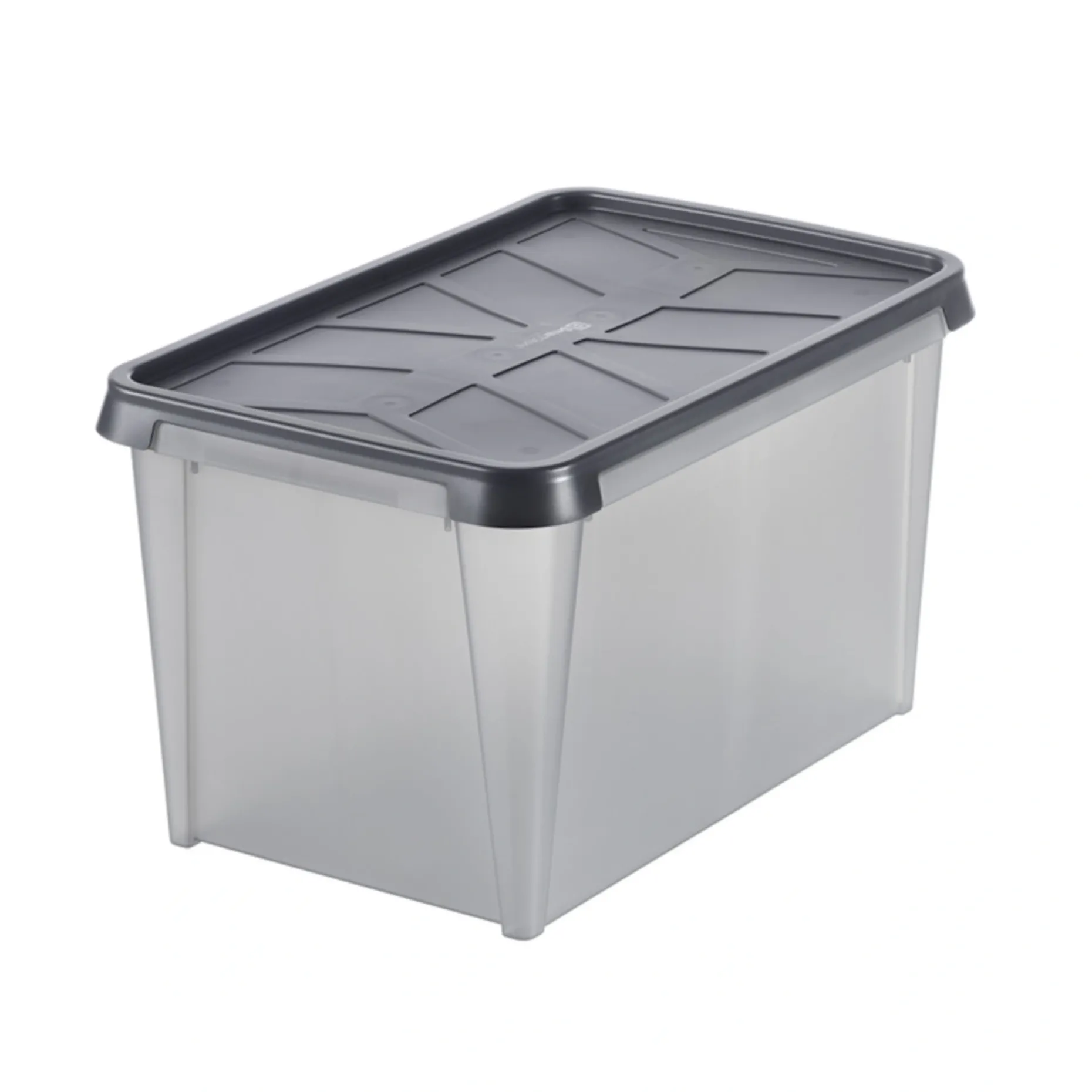 SMARTSTORE DRY 45 OPBEVARINGSKASSE M. LÅG GRÅ 50 L
