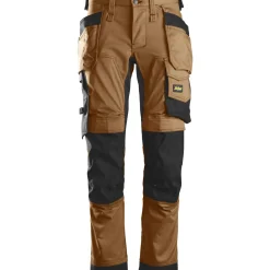 SNICKERS WORKWEAR ALLROUNDWORK 6241 ARBEJDSBUKS 48 BRUN/SORT