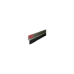 SVALK H-FORM BØRSTETÆTNINGSLISTE 50-34 - 3 METER. SORT/SØLV