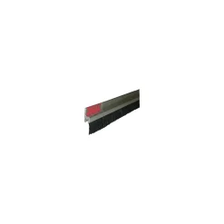 SVALK H-FORM BØRSTETÆTNINGSLISTE 3 METER, LISTE. SORT/SØLV