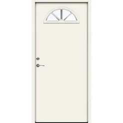 SWEDOOR ADVANCE-LINE CLASSIC BERLIOZ ECO FACADEDØR 77 X 948 X 2115 MM V HVID
