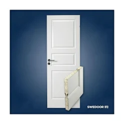 SWEDOOR ADVANCE-LINE COMPACT 03 FORMPRESSET MASSIV DØR 7X21