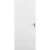 SWEDOOR ADVANCE-LINE STABLE EFFECT GLAT MASSIV DØR HVID 8X21