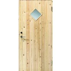 SWEDOOR CLEVER-LINE M/GLAS UDHUSDØR 92 X 948 X 2050 MM VENSTRE