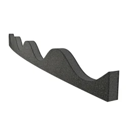 SWISSPEARL B6 SKUMBØLGEKLODS SORT 1030X25 MM