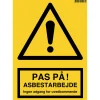 SYDVESTA ASBEST ADVARSELSSKILT