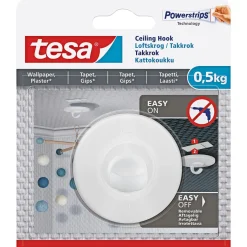 TESA DET SMARTE OPHÆNGNINGSSYSTEM KROG 0,5 KG TAPET OG MALEDE OVERFLADER 1 STK
