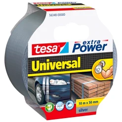 TESA EKSTRA POWER UNIVERSAL LÆRREDSTAPE 10 M X 50 MM GRÅ