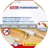 TESA POWERBOND SLIM DOBBELTKLÆBENDE TAPE 5 M X 9 MM HVID
