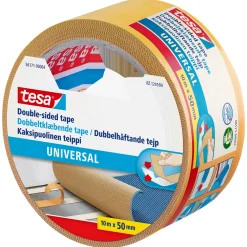 TESA UNIVERSAL TÆPPETAPE 10MX50MM HVID
