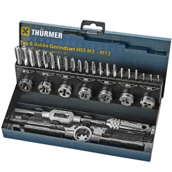 THÜRMER 32 DELE GEVINDSKÆRING Ø3-12 MM