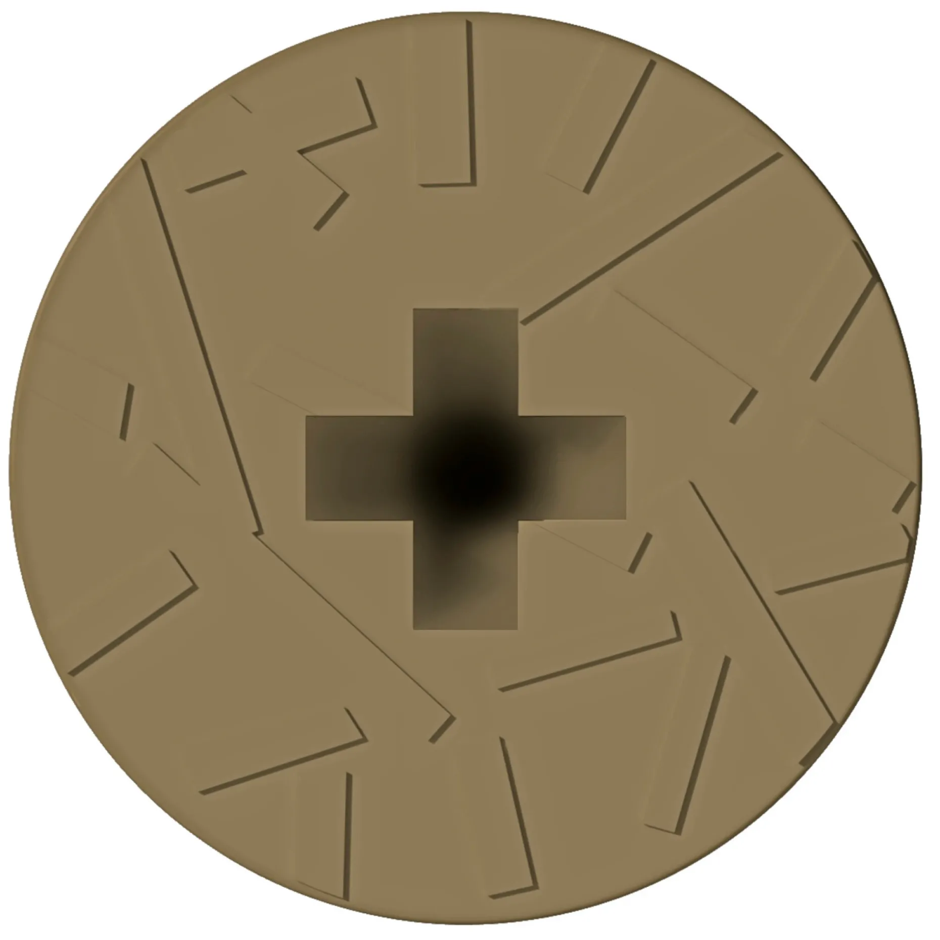 TROLDTEKT STRUKTURSKRUE GRÅ 4,2X45 MM