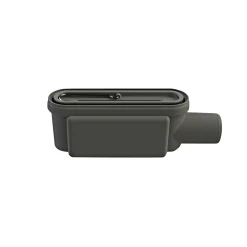 UNIDRAIN 1415.0050 UDLØBSHUS 50 MM VANDRET