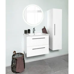 VASSO BADMØBEL HVID MAT 2 SKUFFER 60 CM