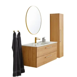 VASSO MILANO SOFTCLOSE BADMØBEL VARM EG 2 SKUFFER 120 CM