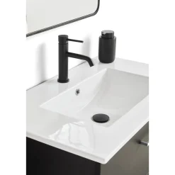 VASSO MILANO SOFTCLOSE BADMØBEL SORT 2 SKUFFER 60 CM