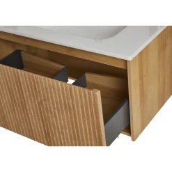 VASSO ROMA SOFTCLOSE BADMØBEL VARM EG 1 SKUFFE 80 CM