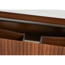 VASSO ROMA SOFTCLOSE BADMØBEL VALNØD 1 SKUFFE 80 CM
