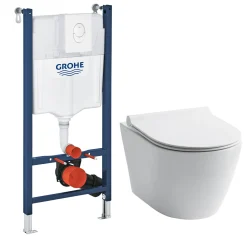 VASSO TS17, GROHE RAPID SL VÆGHÆNGT TOILET