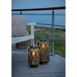 VELI LINE MAROKKO SOLCELLE LANTERNE GYLDENMIX 39 CM
