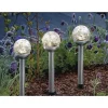 VELI LINE 3-PAK BEDLAMPE SOLCELLE LAMPE STÅL 36 CM