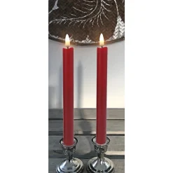 VELI LINE 2-PAK RØDE 24 CM LED KRONELYS