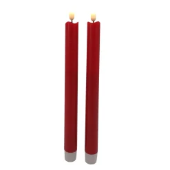 VELI LINE 2-PAK RØDE 24 CM LED KRONELYS