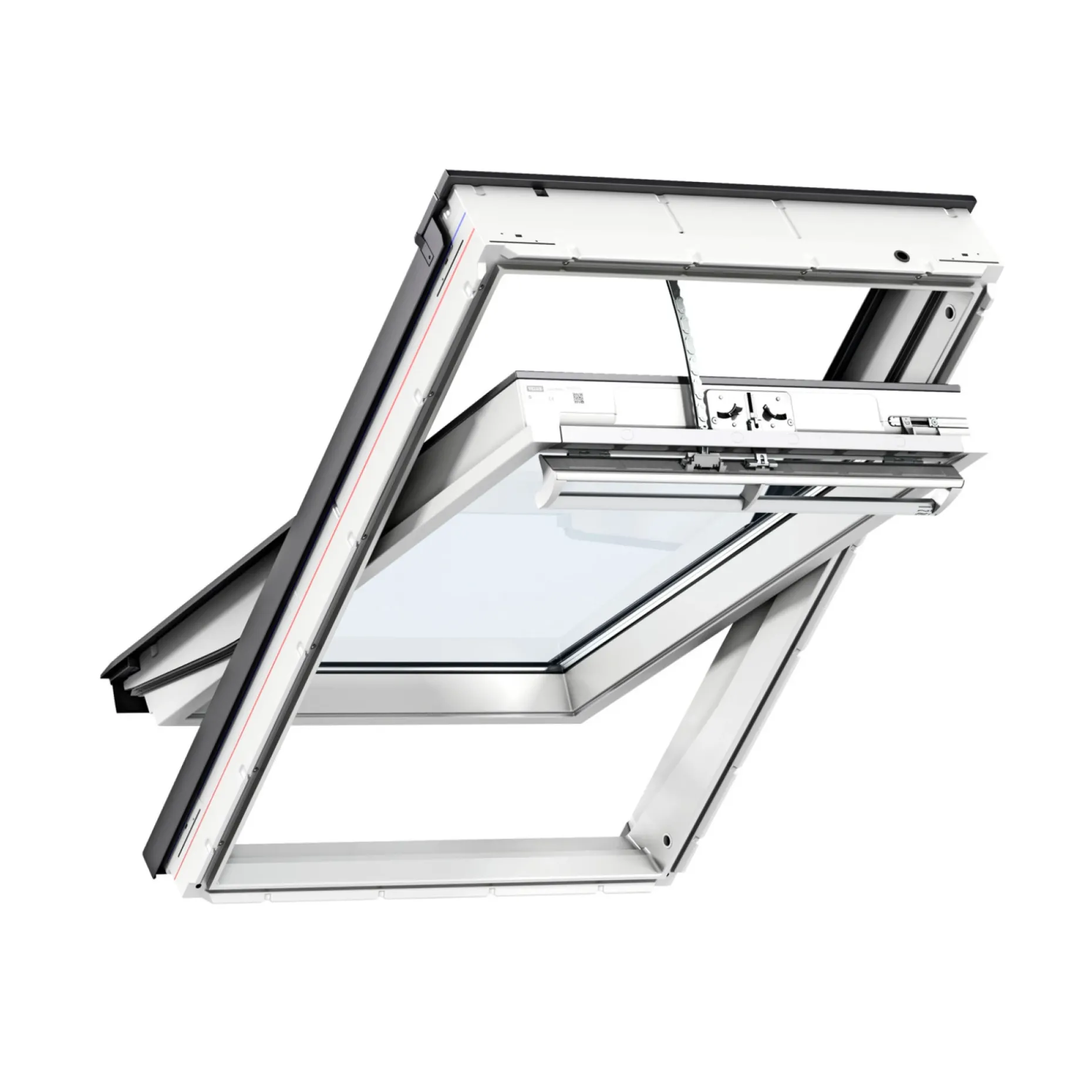 VELUX INTEGRA ELEKTRISK VIPPEVINDUE HVID POLYURETAN 55 X 78 CM GGU CK02 006821