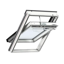 VELUX INTEGRA ELEKTRISK VIPPEVINDUE HVIDMALET TRÆ 55 X 78 CM GGL CK02 206821