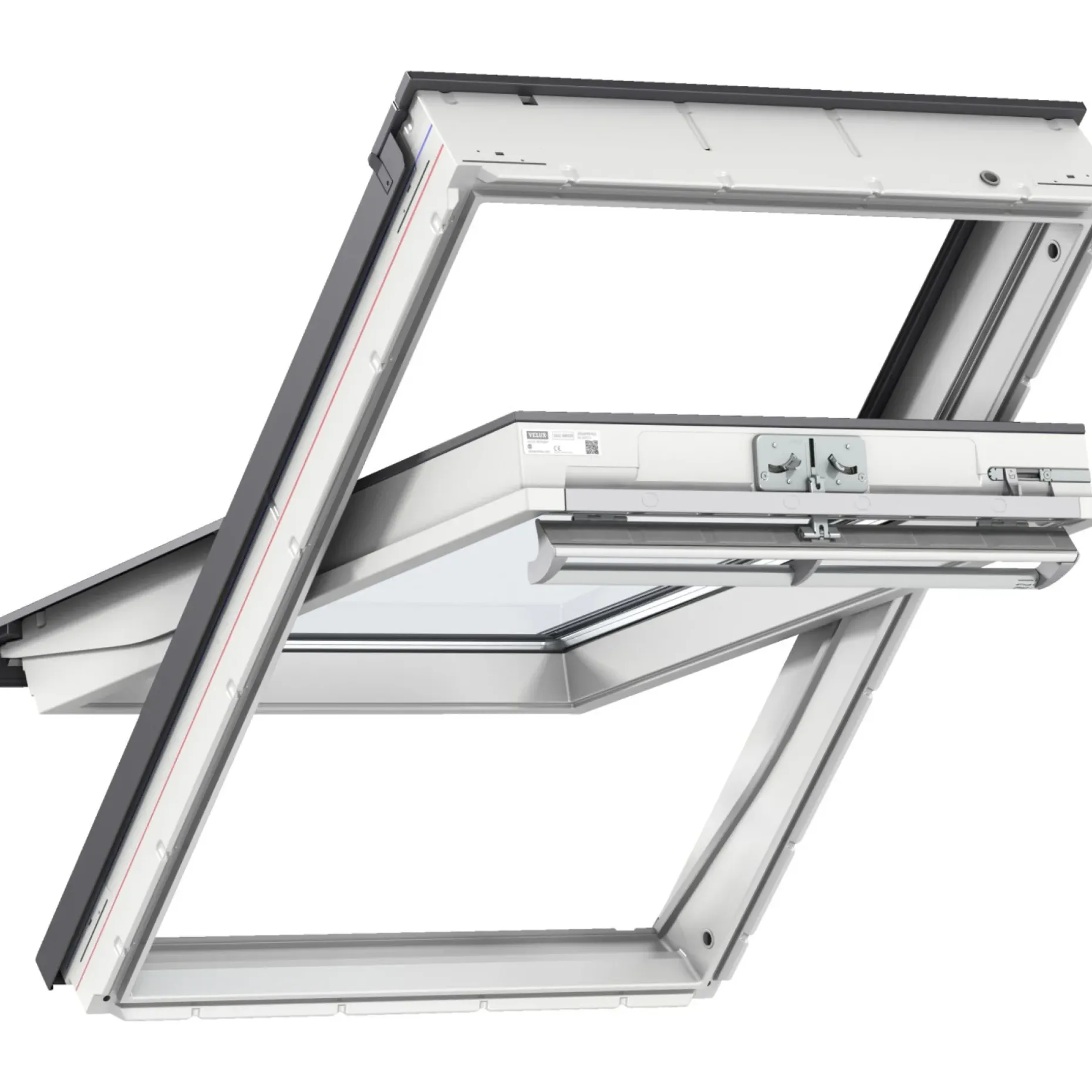 VELUX VIPPEVINDUE HVID POLYURETAN 78 X 140 CM GGU MK08 0066