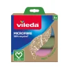VILEDA MICROFIBER KLUD BLÅ/GRØN/PINK 3 STK