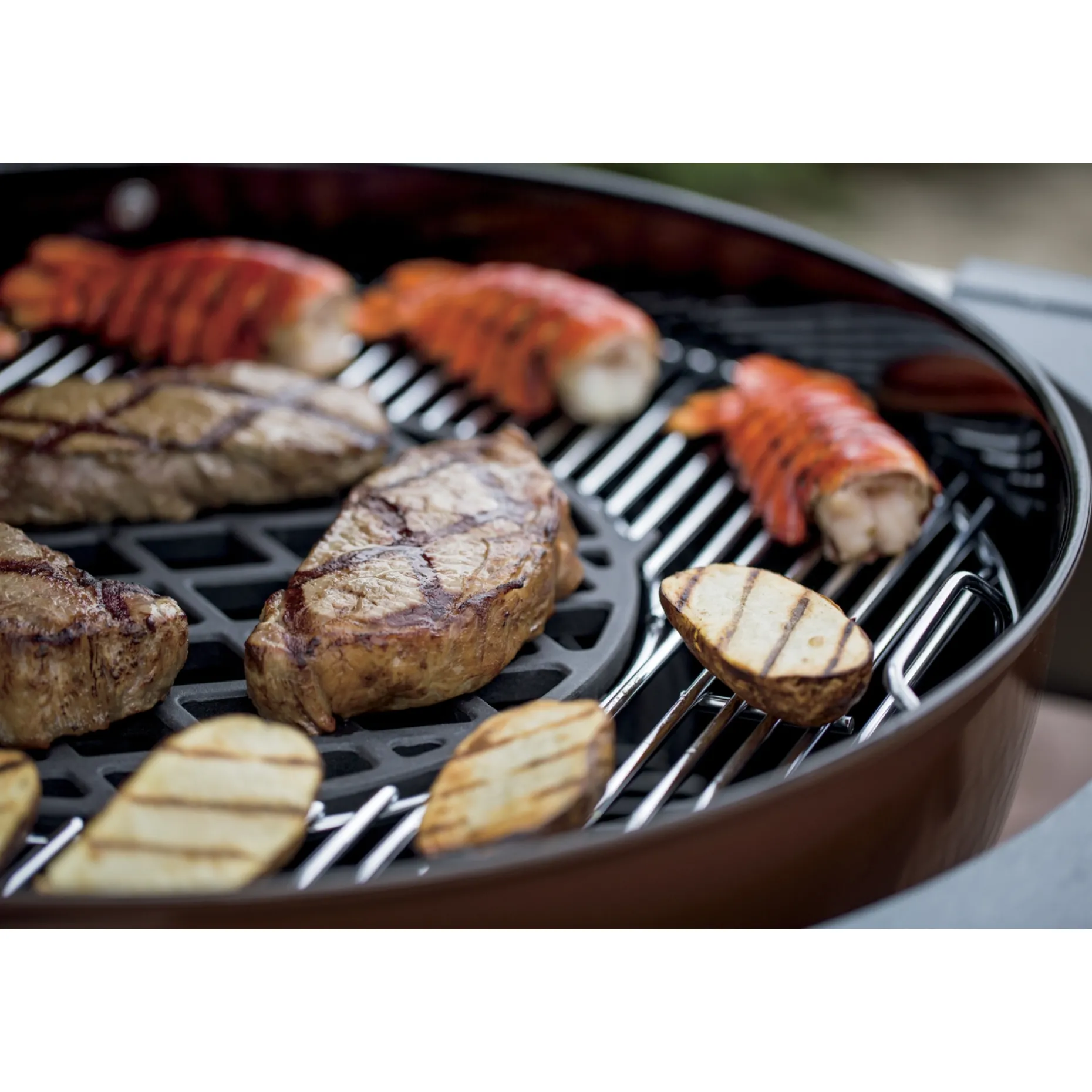 WEBER GOUMET BBQ SYSTEM GRILLRIST PORCELÆNSEMALJERET STØBEJERN