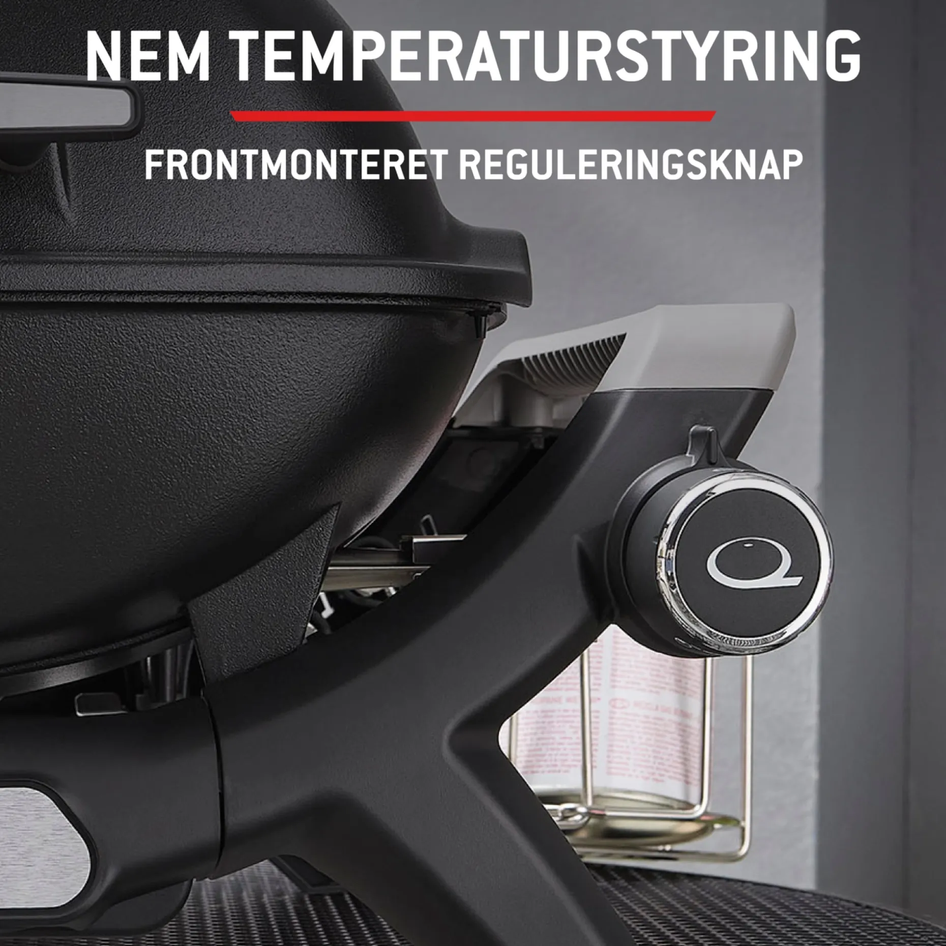 WEBER Q 1100N GASGRILL SORT