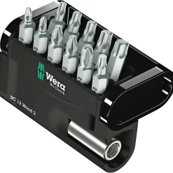 WERA BIT CHECK WOOD BITSSÆT 12 STK