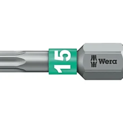 WERA 867/1BTZ, 15X25 BITS TX 15 10 STK PR PK