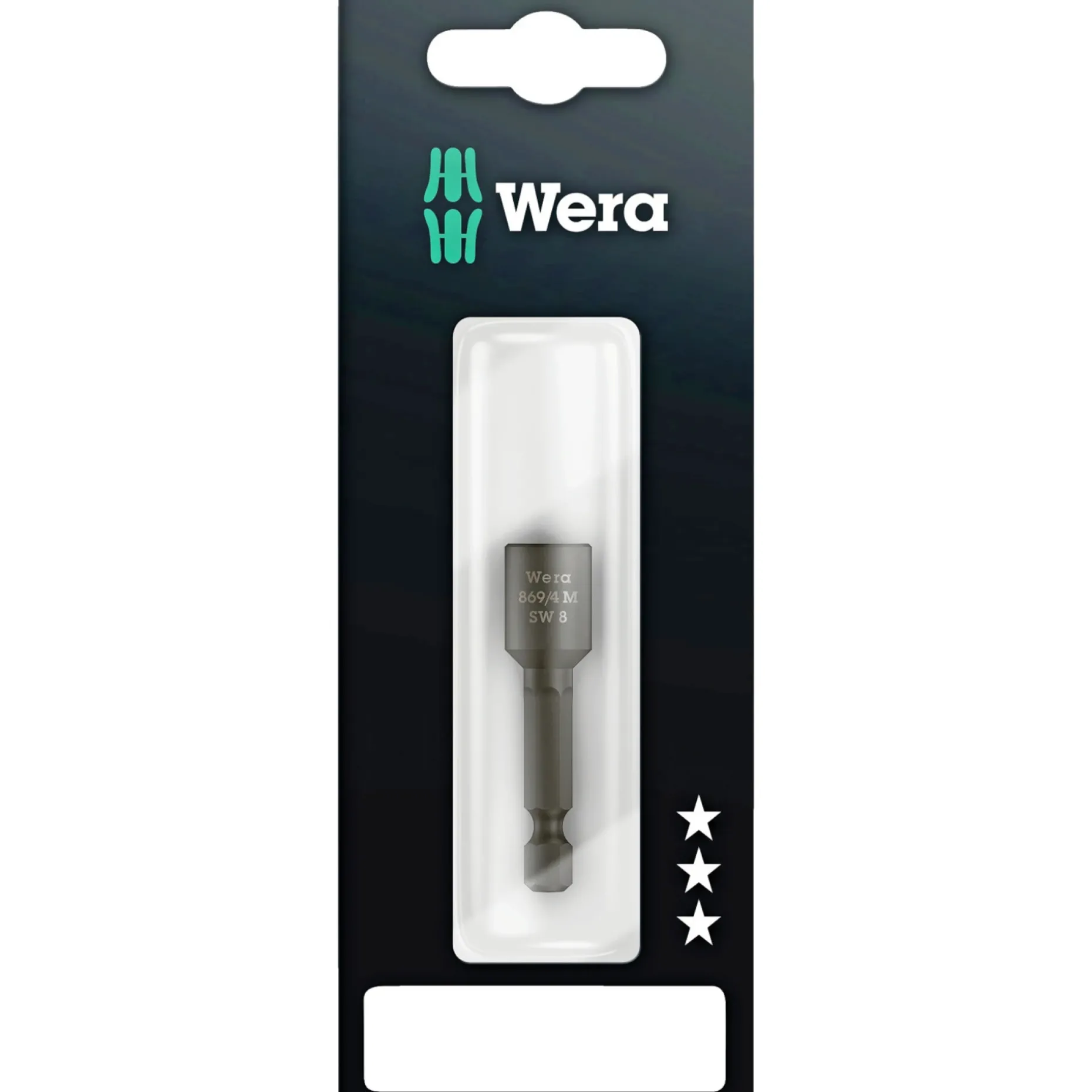 WERA 869/4M SB 8X50 TOPNØGLEINDSATS