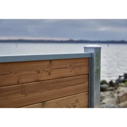 WIMEX TREND V-PROFIL HEGNSFAG THERMOBEHANDLET GRAN 189.30 X 90 CM