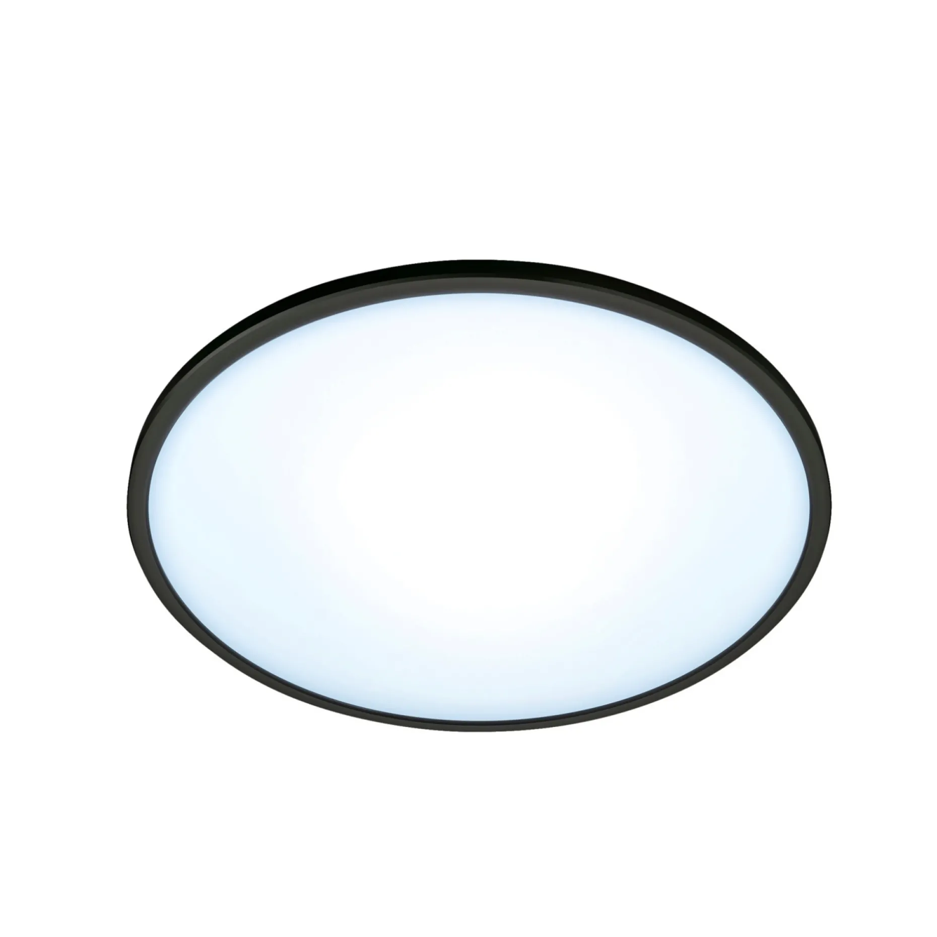 WIZ SUPERSLIM TUNABLE WHITE PLAFOND 14W SORT 24,2 CM