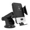 WORK>IT SMARTPHONEHOLDER MED TRÅDLØS OPLADNING HOLDER SORT 122X86X107 MM