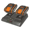 WORX WA3610 BATTERISÆT 20V 2 AH