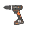 WORX WX370 BORE-/SKRUEMASKINE AKKU MED BATTERI OG LADER