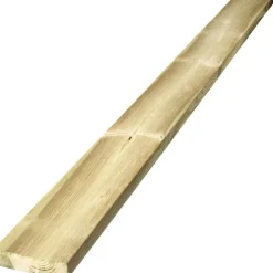 XL-BYG HØVLET TERRASSEBRÆT TRYKIMPRÆGNERET 32 X 125 X 4200 MM