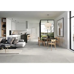 XL-BYG LAGOM WHITE GULVFLISE 30X60 LYS GRÅ