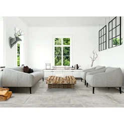 XL-BYG PIETRA LIMESTONE GREY SOKKELFLISE 7X60 GRÅ
