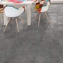 XL-BYG QUARRY MONSOON GULVFLISE 60X60 MØRK GRÅ